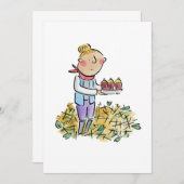 空の巣 招待状 (正面/裏面)