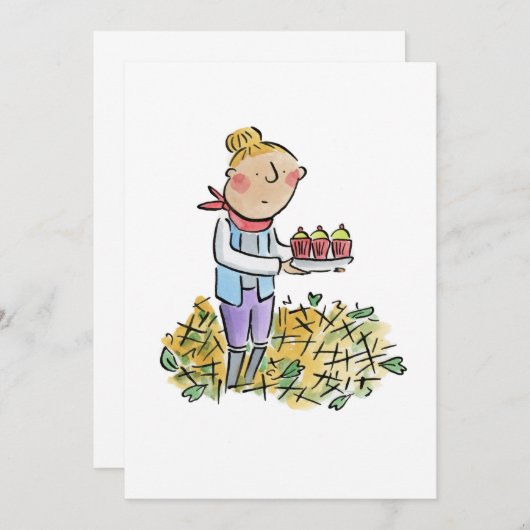 空の巣 招待状 (正面/裏面)