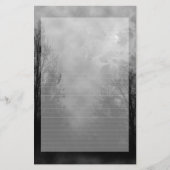 空の幽霊のよく出るメモ紙線 便箋 (正面)