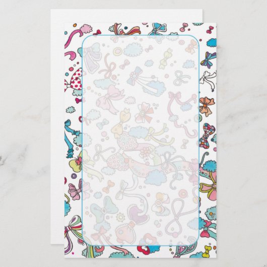 空の弓 便箋 (正面/裏面)