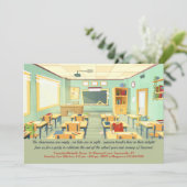 空の教室招待状 招待状 (スタンド正面)