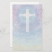 空の文房具の十字 便箋 (正面/裏面)