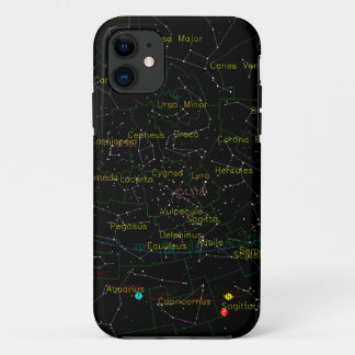 空の星座の地図 iPhone 11 ケース
