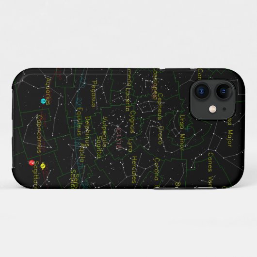 空の星座の地図 Case-Mate iPhoneケース (裏面(横))