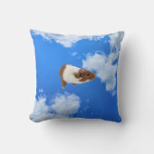 空の枕にモルモット クッション (正面)