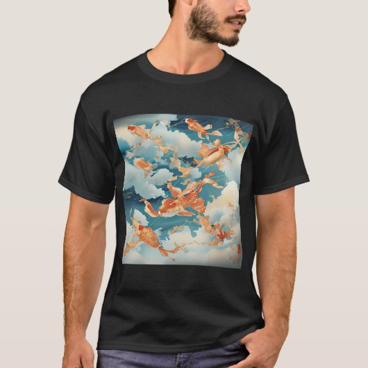 空の流れ Tシャツ (正面)
