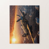 空の炎：スピットファイアの上昇 ジグソーパズル (縦)