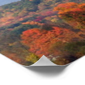 空の熱気球 ポスター (角)