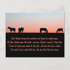 空の牧場 ポストカード