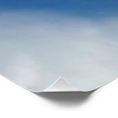 空の白いレース ポスター (コーナー)