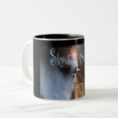 空の目の創造のためのKeeganの姿勢 ツートーンマグカップ (正面左)