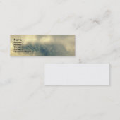 空の破烈の雲のプロフィールカード スキニー名刺 (正面/裏面)