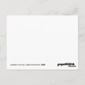 空の窓：: adler planetarium ポストカード (裏面)