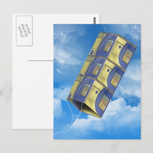 空の箱たこ ポストカード (正面/裏面)