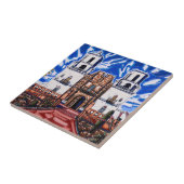 「空の翼で、サンザビエル」タイル タイル (側面)