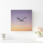 空の色の時間は永遠 スクエア壁時計 (ホーム)