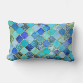 空の色の本物のアラビアデザイン ランバークッション