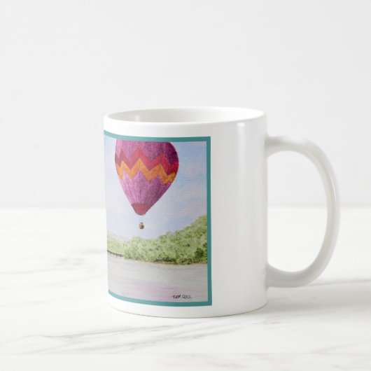 「空の花」のマグ コーヒーマグカップ (右)