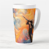 空の芸術家 カフェラテマグ (右アングル)