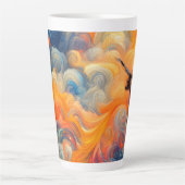 空の芸術家 カフェラテマグ (正面)