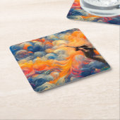 空の芸術家 スクエアペーパーコースター (アングル)