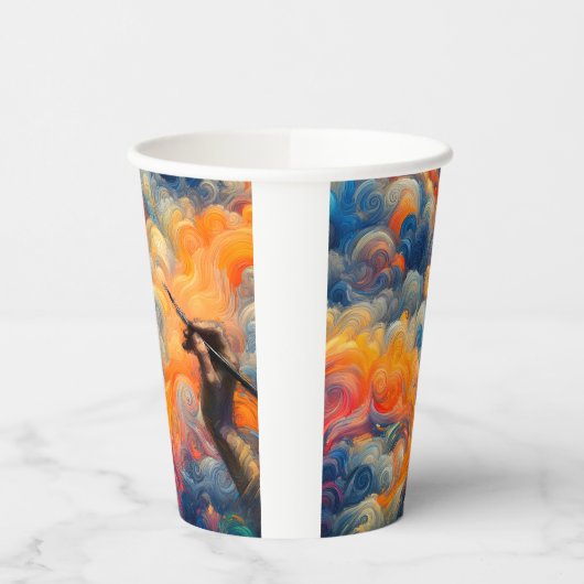 空の芸術家 紙コップ (左)