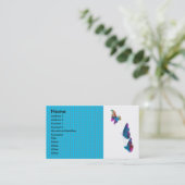 空の芸術的な蝶飛行 名刺 (スタンド正面)