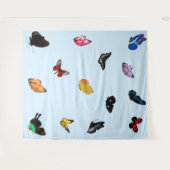 空の蝶のタペストリー タペストリー (正面(横))