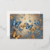 空の蝶 箔シーズンポストカード (正面/裏面)