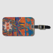 空の表現バラ ラゲッジタグ (正面横)