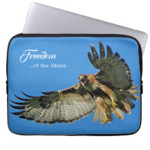 空の赤尾のタカの自由