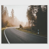 空の道路 ラッピングペーパー (フラット)