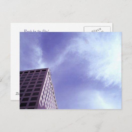 空の郵便はがきのための範囲 ポストカード (正面/裏面)