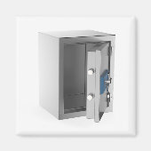 空の金庫 マグネット (正面)