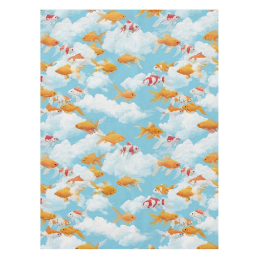 空の金魚 テーブルクロス (正面)