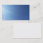 空の雲の青く明白でクラシックな自然の名刺 名刺 (正面/裏面)