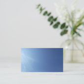 空の雲の青く明白でクラシックな自然の名刺 名刺 (スタンド正面)