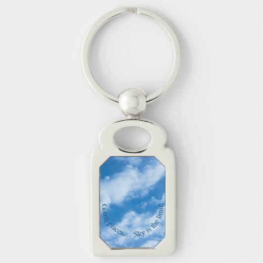 空の雲 キーホルダー (正面)