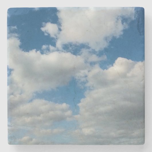 空の雲 ストーンコースター (正面)
