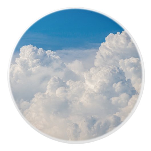 空の雲 セラミックノブ (正面)