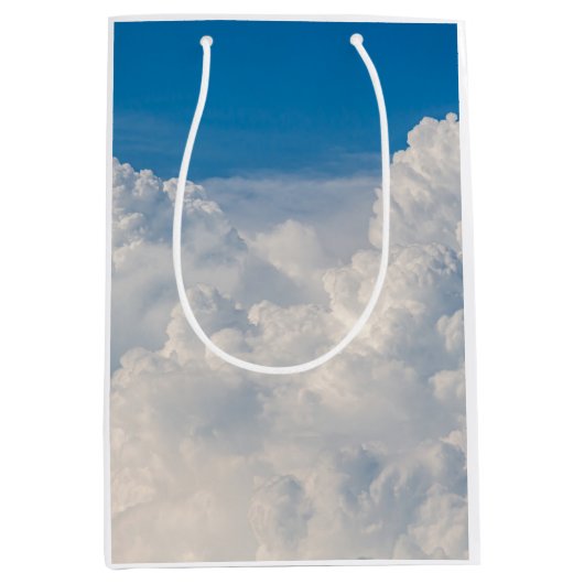 空の雲 ミディアムペーパーバッグ (正面)