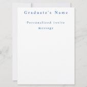 空の雲 招待状 (裏面)