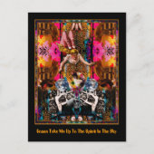 空の霊に私を連れて行くつもり ポストカード (正面)