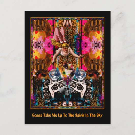 空の霊に私を連れて行くつもり ポストカード (正面)