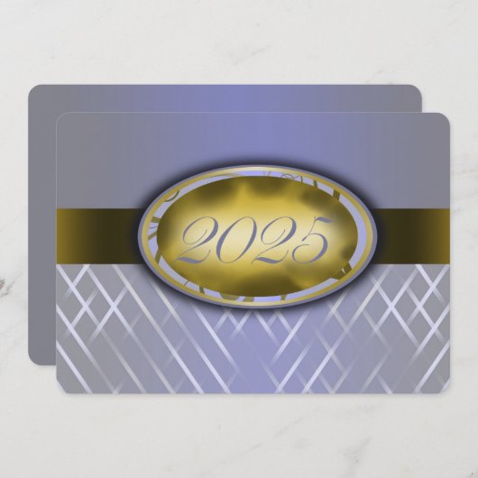 空の青い収穫とゴールド クラス2025パーティー 招待状 (正面/裏面)