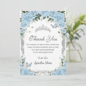 空の青い花のスイート16 キンセアニエラ感謝カード 招待状 (スタンド正面)