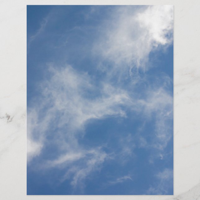 空の青い雲 (正面)
