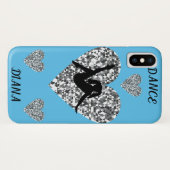 空の青でApple iPhone Xのケースだけで踊る Case-Mate iPhoneケース (裏面(横))