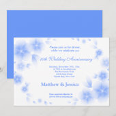 空の青と桜の記念日 招待状 (正面/裏面)