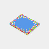 空の青に色とりどりの風船 ポストイット (アングル)